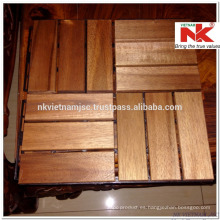 Azulejos de madera de la cubierta de Vietnam 300x300x19 milímetro - exterior duradero por el recubrimiento del aceite